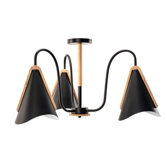 TOOLIGHT loftlampe APP605-3C Sort 55x55x37cm