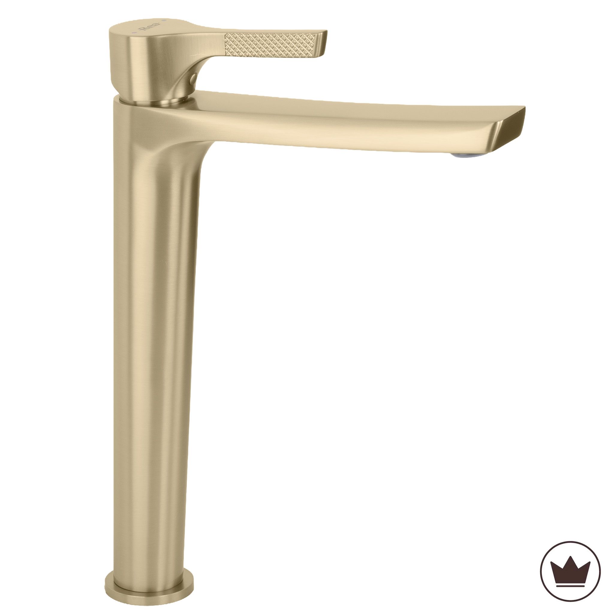 REA Premium håndvaskarmatur Maxim , Børstet guld, 16,7x21x29,4cm