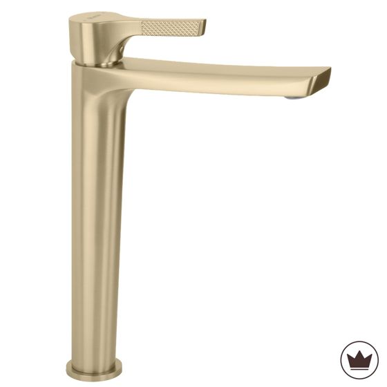 REA Premium håndvaskarmatur Maxim , Børstet guld, 16,7x21x29,4cm