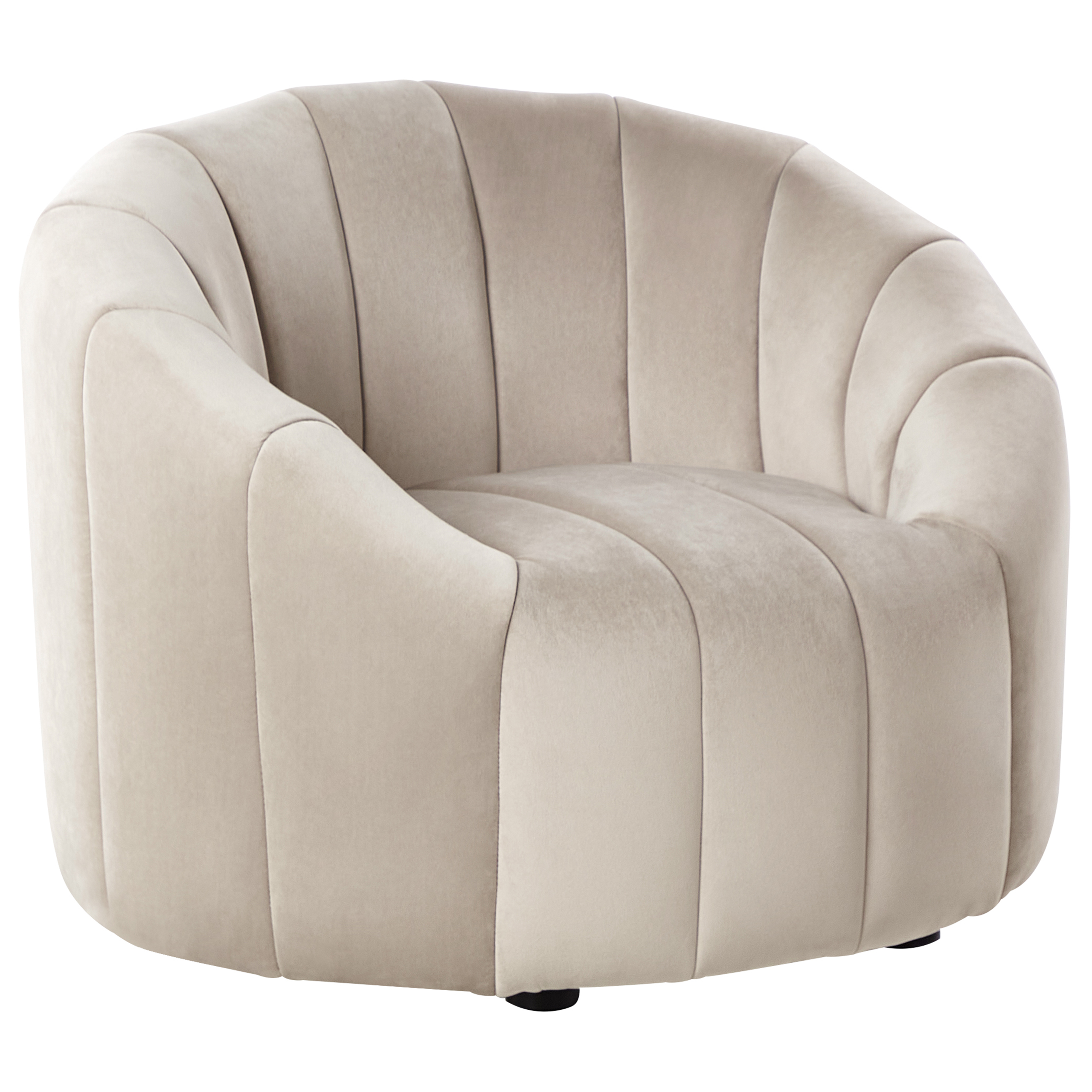 Lænestol MALUNG Velour Beige
