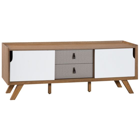TV-bord ACTON Brun/hvid