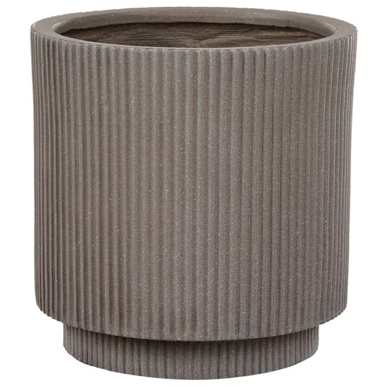 Urtepotte DARIA 30 cm Brungrå
