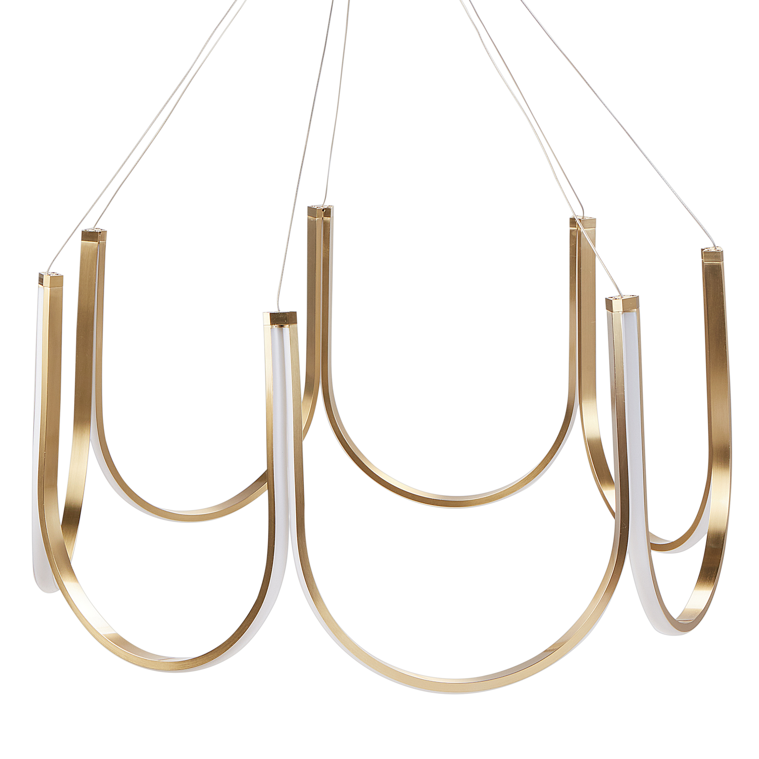 LED lysekrone PERQUENO Metal Guld