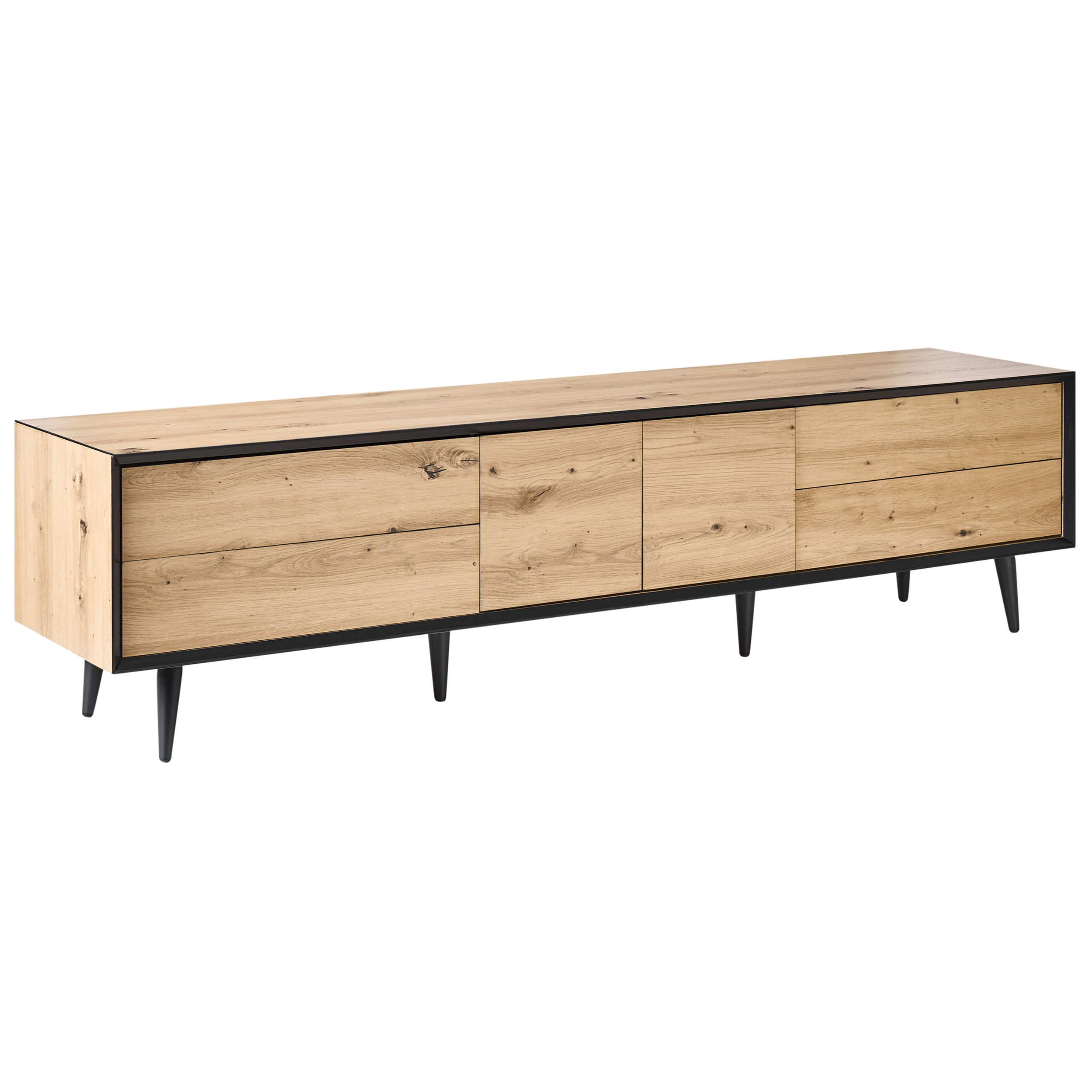 TV-bord SILVERTON Lysebrun