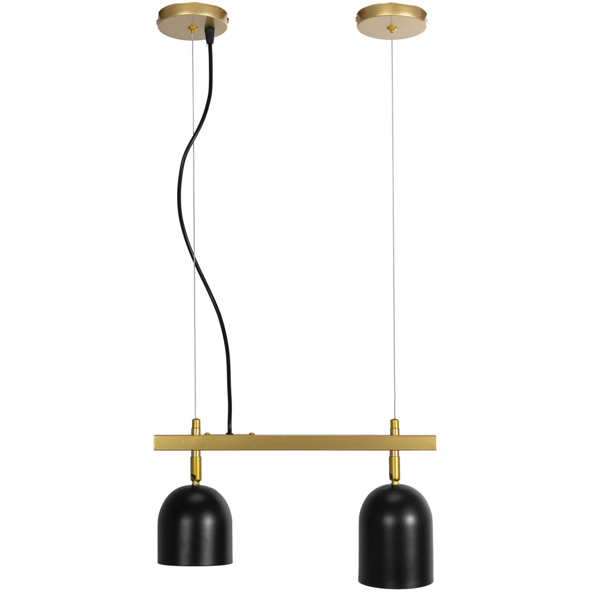TOOLIGHT hængende loftlampe APP1033-2C Sort 38x10x20cm