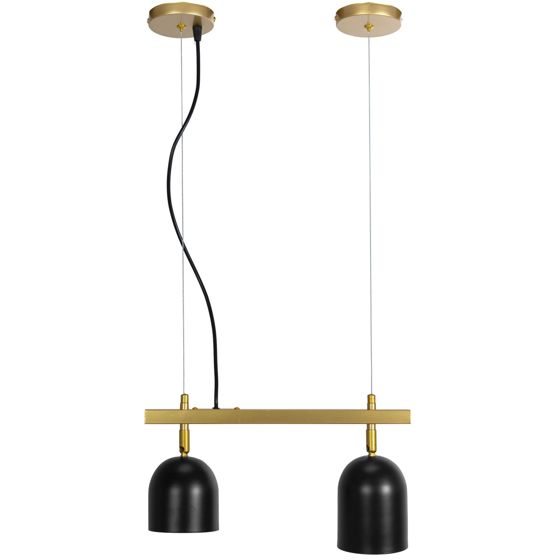 TOOLIGHT hængende loftlampe APP1033-2C Sort 38x10x20cm