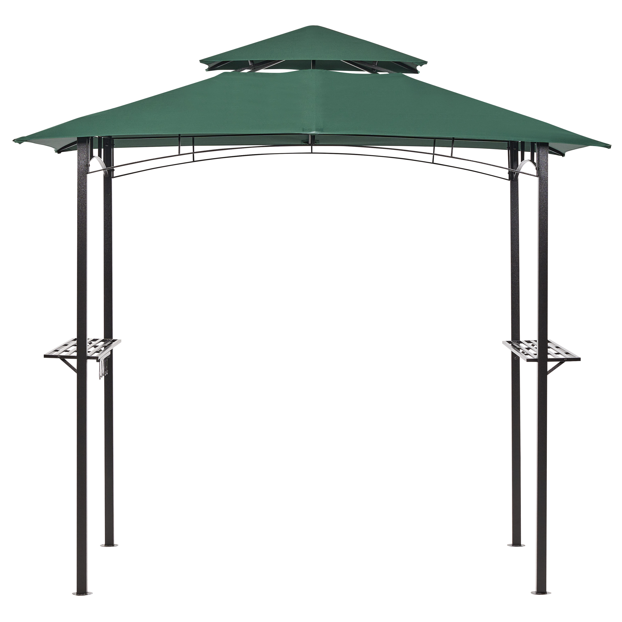 Lysthus NARO 240 cm 148 cm Metal Mørkegrøn