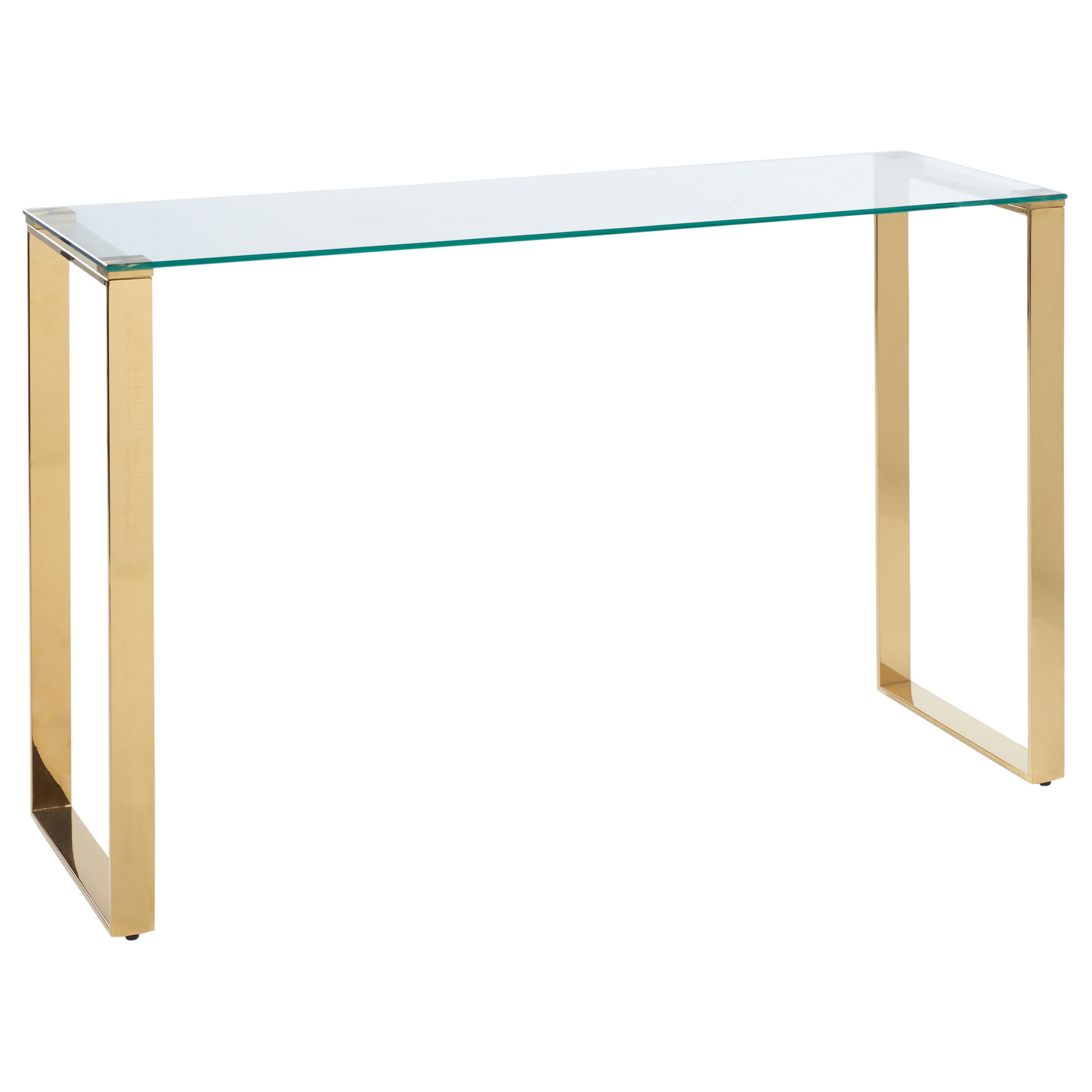 Konsolbord TILON Hærdet glas Guld