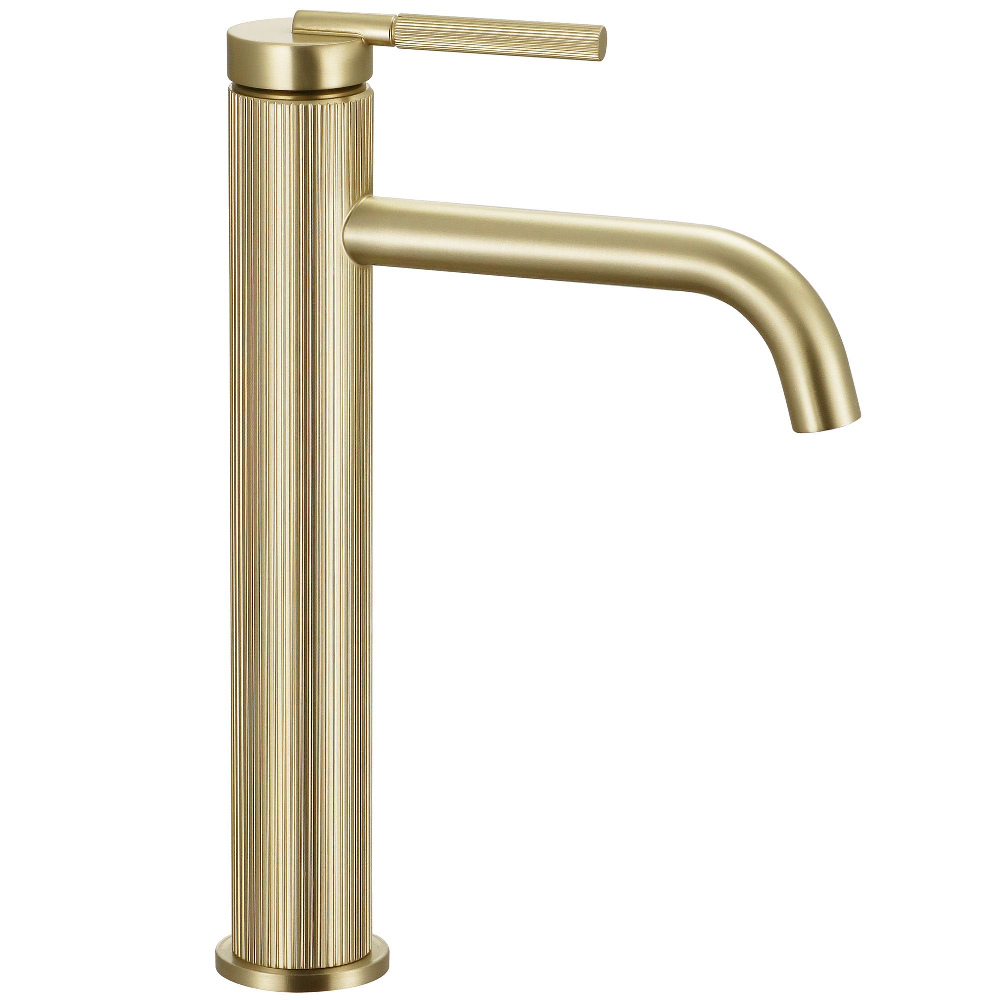 REA håndvaskarmatur JS-B348-1BG ARGON Høj Børstet guld, 14,5x5x29,5cm