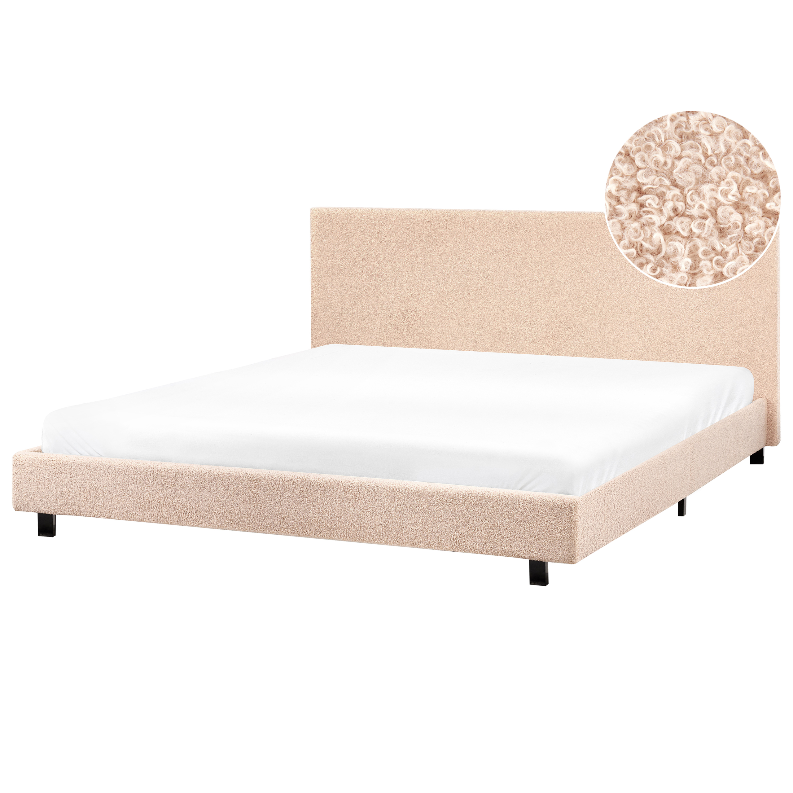 Vandseng Boucle ALBI 180 x 200 cm Beige