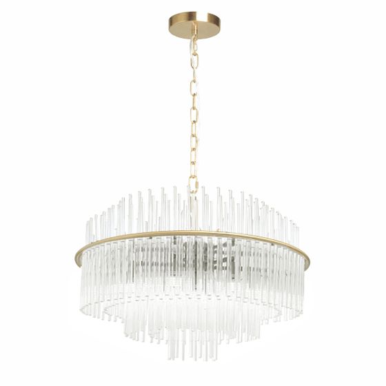 TOOLIGHT hængende loftlampe APP1654-8CP 70CM Guld 70x70x55cm