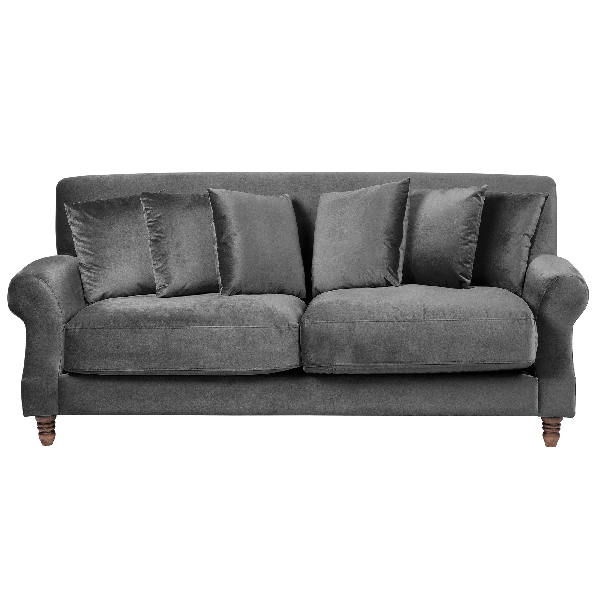 Sofa 2 personers EIKE Velour Grå
