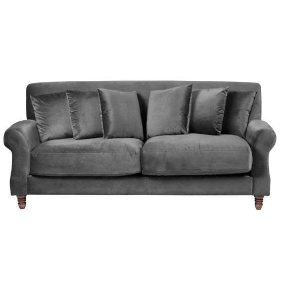 Sofa 2 personers EIKE Velour Grå
