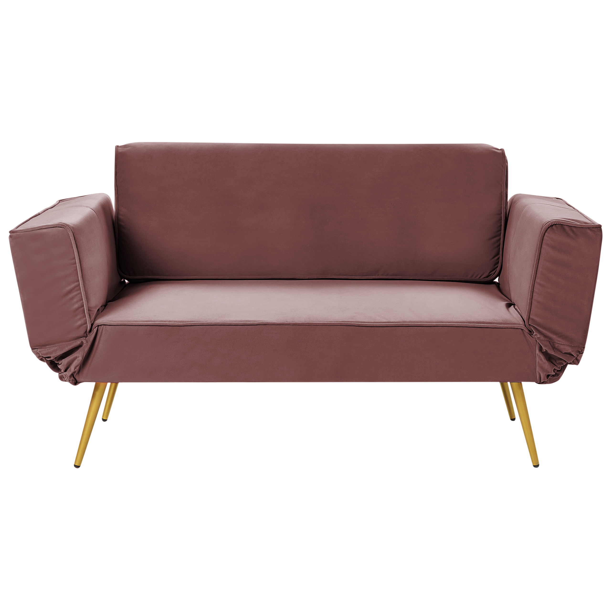 Sovesofa 2 personers SAARELA Velour Lyserød