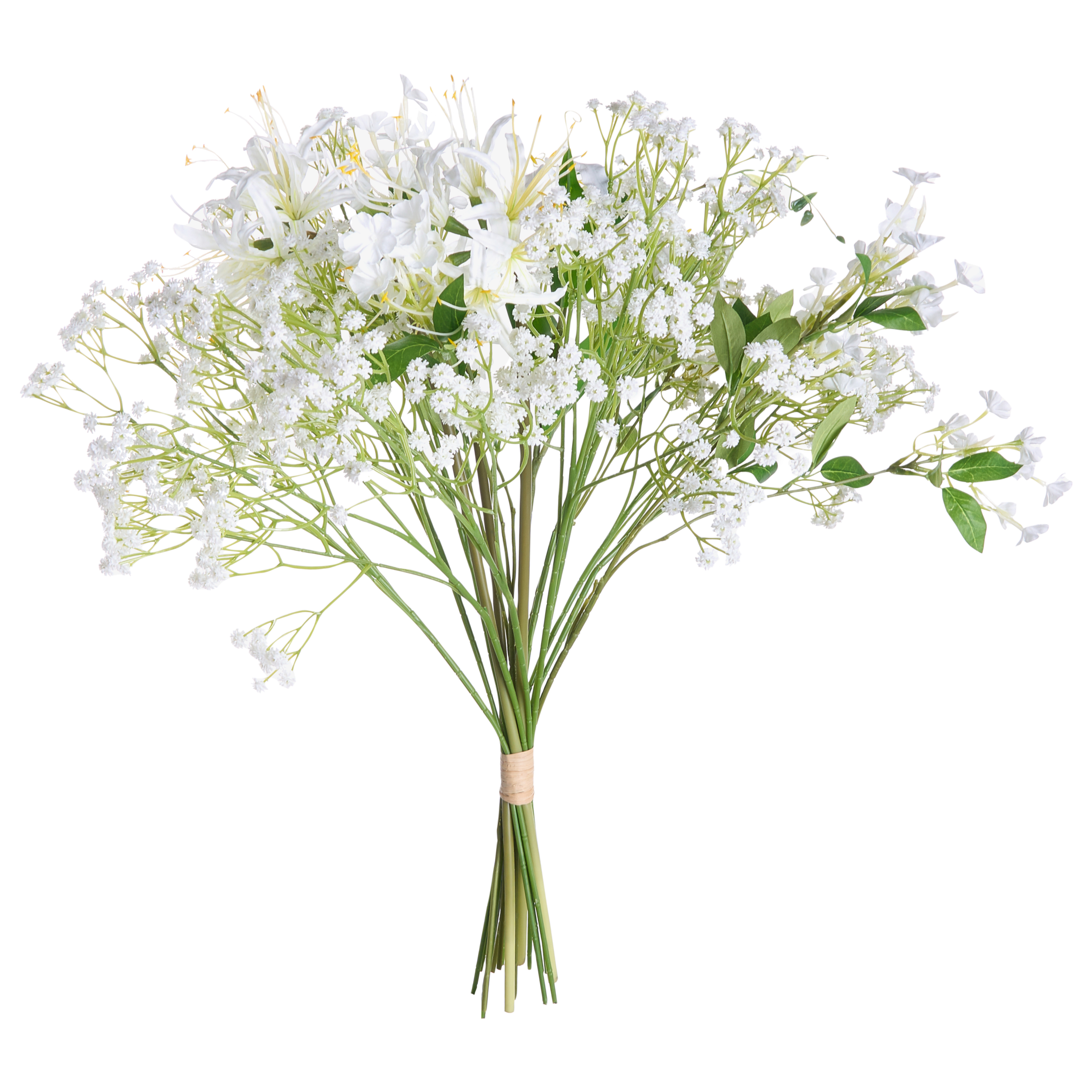 Kunstig blomsterbuket VEIROS 38 cm Hvid