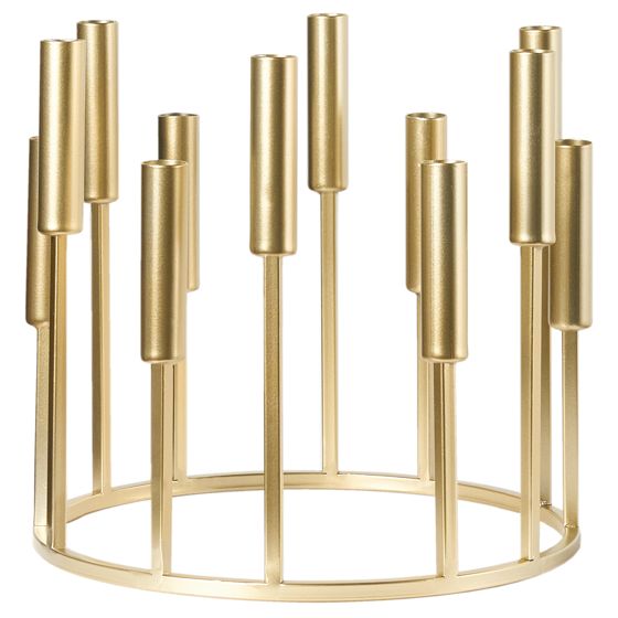 Lysestage TRAFARIA 26 cm Metal Guld