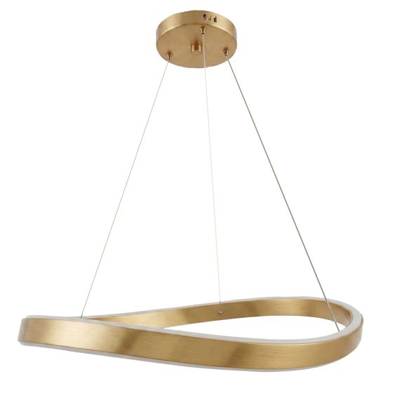 TOOLIGHT hængende loftlampe SWE069-CP 80cm Børstet guld 80x80x5cm