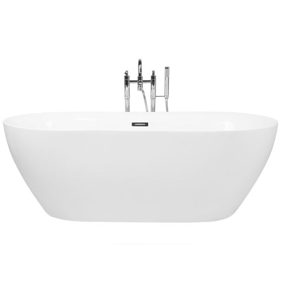 Fritstående badekar CARRERA 180 x 80 cm Hvid