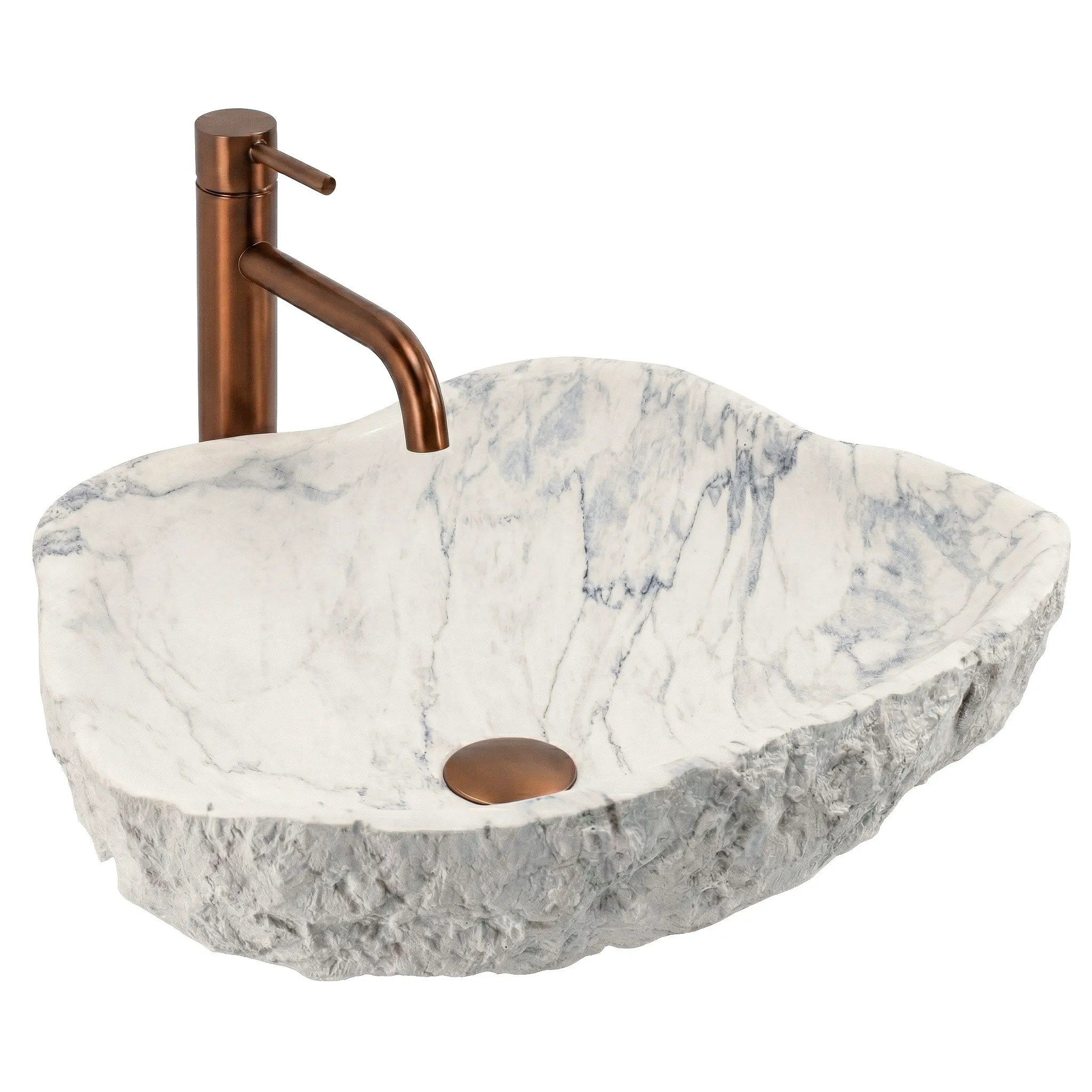 REA bordmonteret håndvask Isla Marlo Beige, 49x37x14cm
