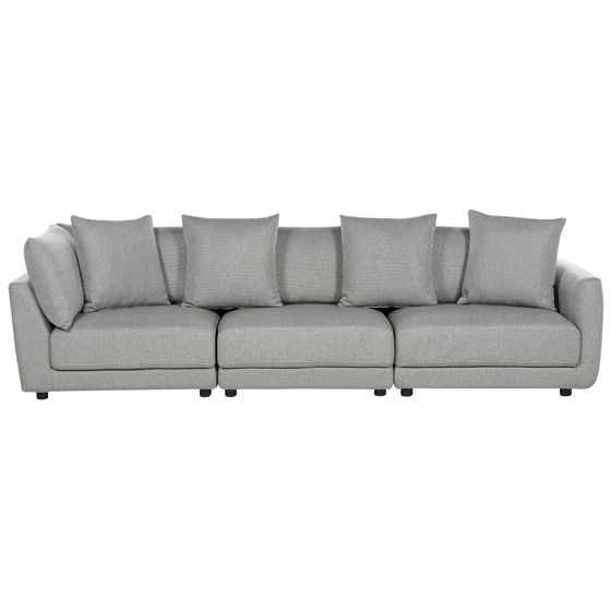 Sofa 3 personers SIGTUNA Lysegrå