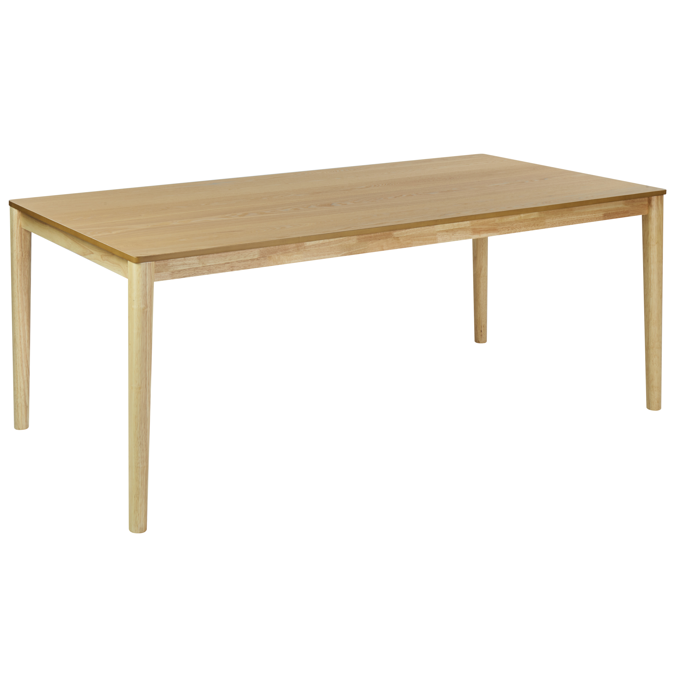Spisebord ERMELO Naturlig ask 200 cm 100 cm