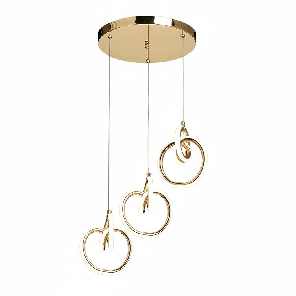 TOOLIGHT hængende loftlampe LHJ093-3CP LED Guld 16x16xcm