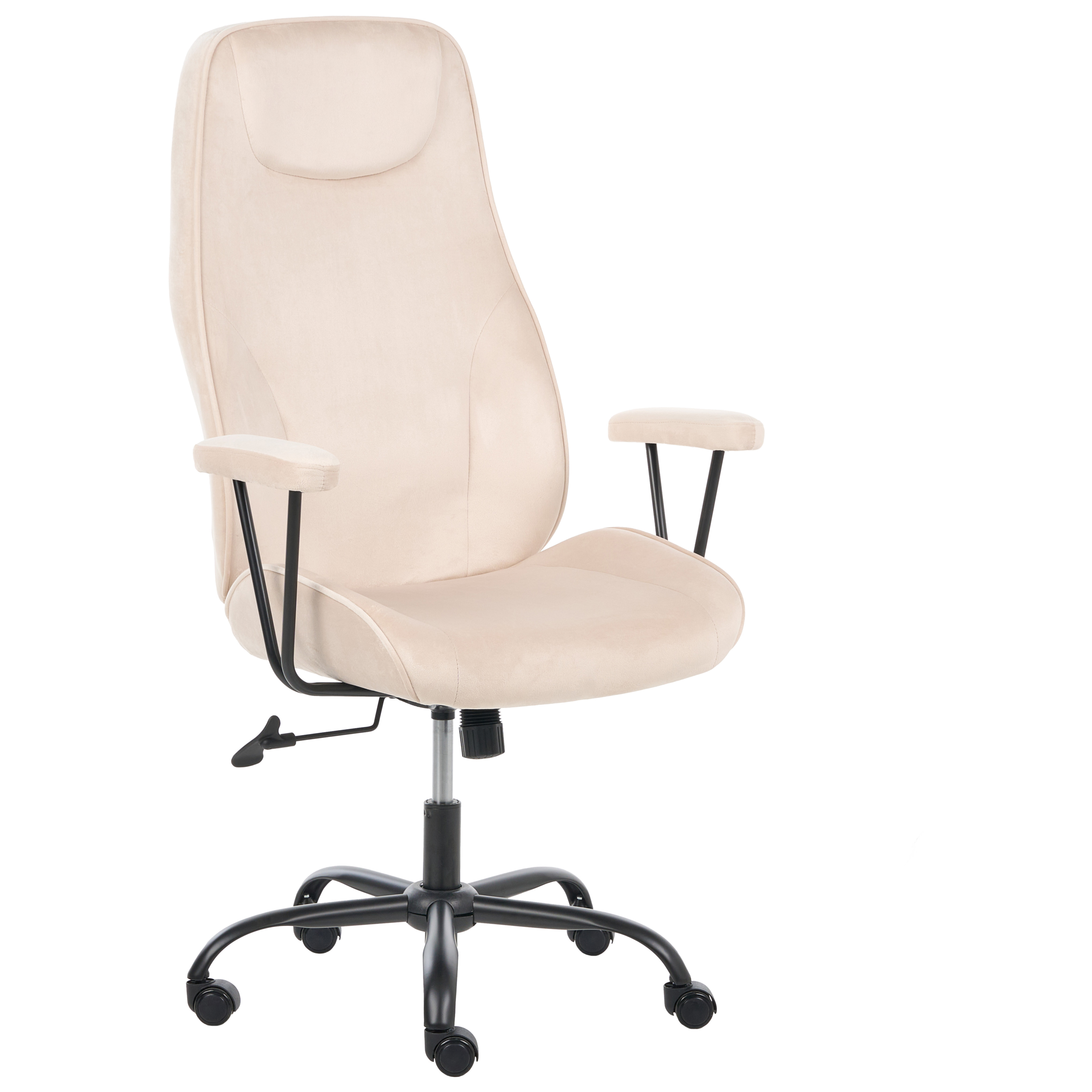 Kontorstol TITAN Velour Lys Beige