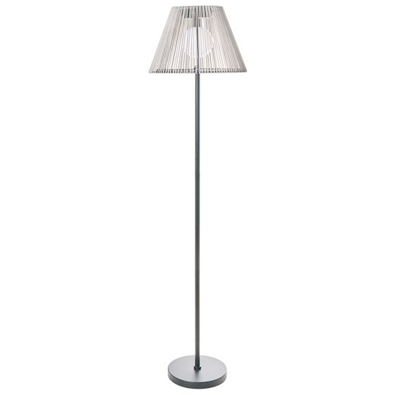 Udendørs solcelle LED-gulvlampe LUETE Grå