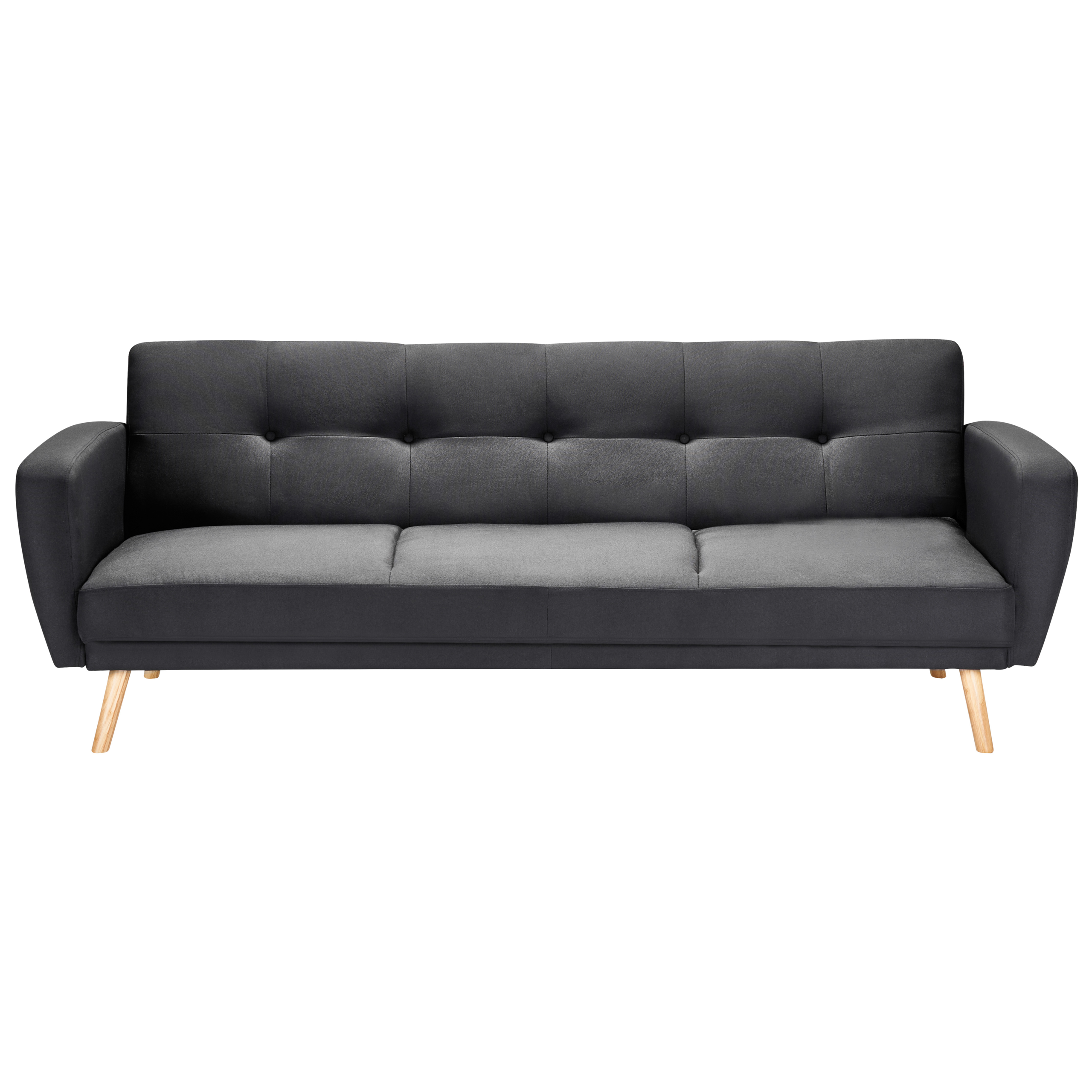 Sovesofa 3 personers FLORLI Sort