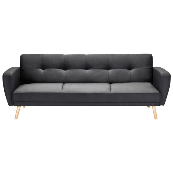 Sovesofa 3 personers FLORLI Sort