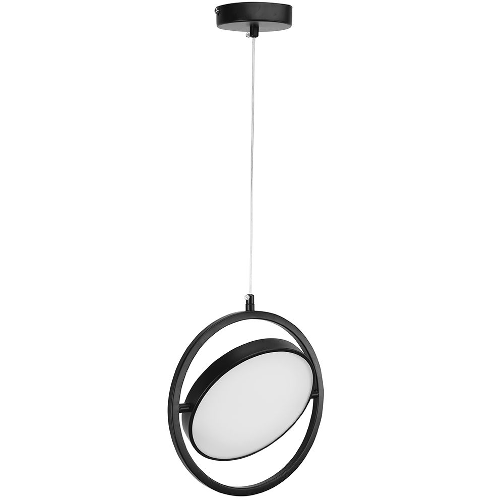 TOOLIGHT hængende loftlampe APP1790-CP LED Sort 148x25,5x25,5cm