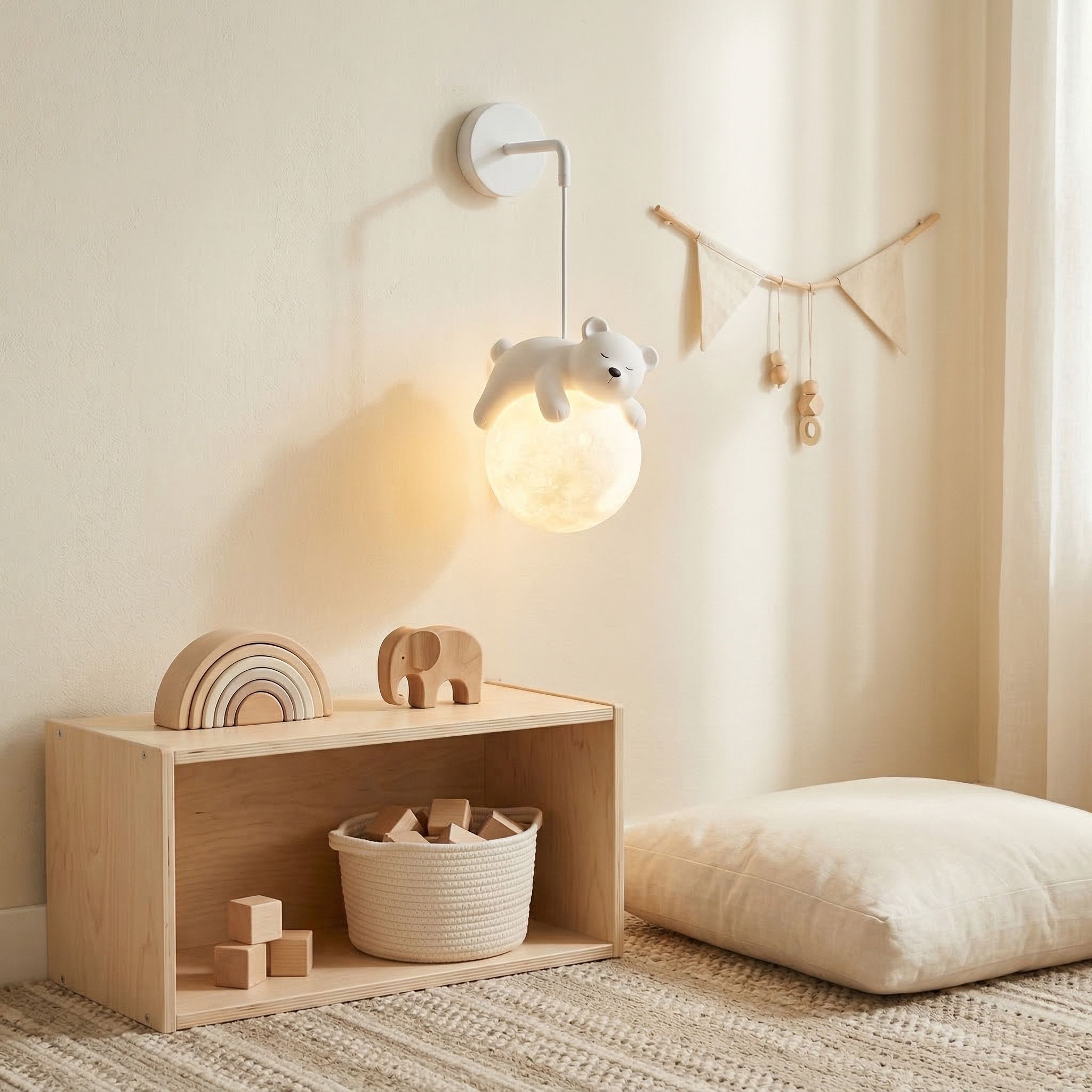 TOOLIGHT væglampe G161-1W Hvid 15x15x30cm