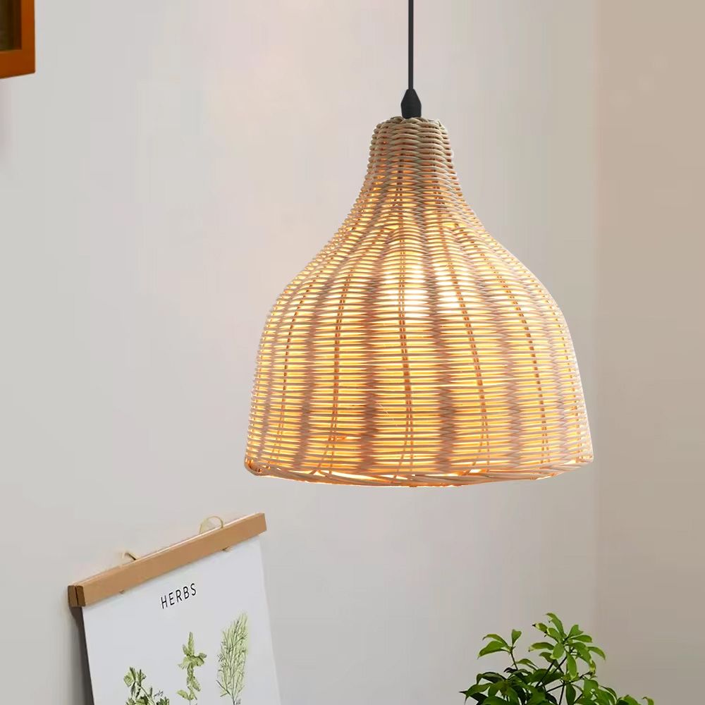 TOOLIGHT hængende loftlampe APP1645-1CP BOHO Beige 26x26x26cm