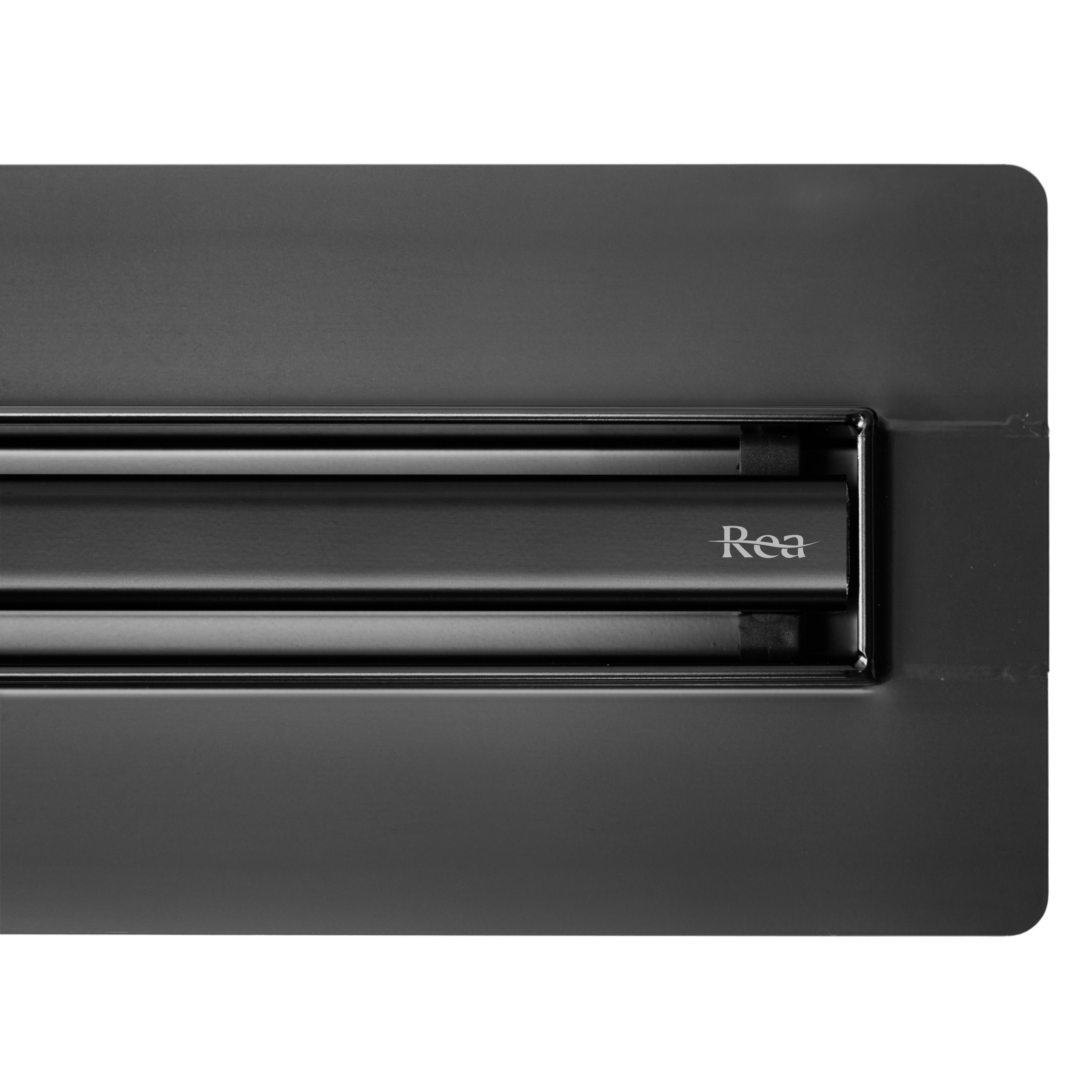 REA linjeafløb NEOX SLIM PRO 800 Sort, 84x9x6,5cm