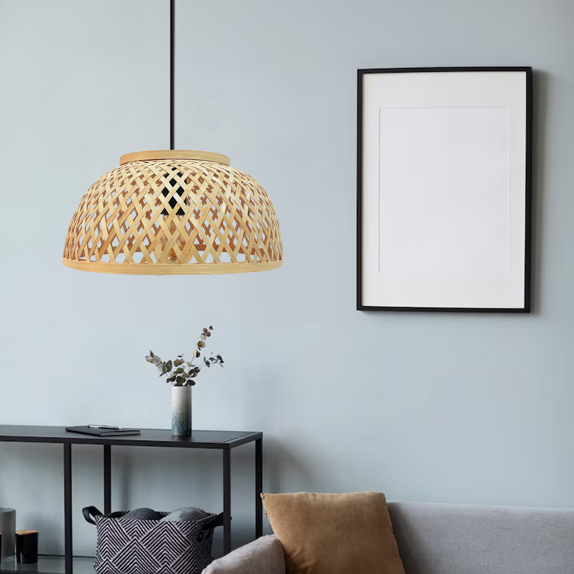 TOOLIGHT hængende loftlampe APP1628-1CP Brun 16x30x16cm