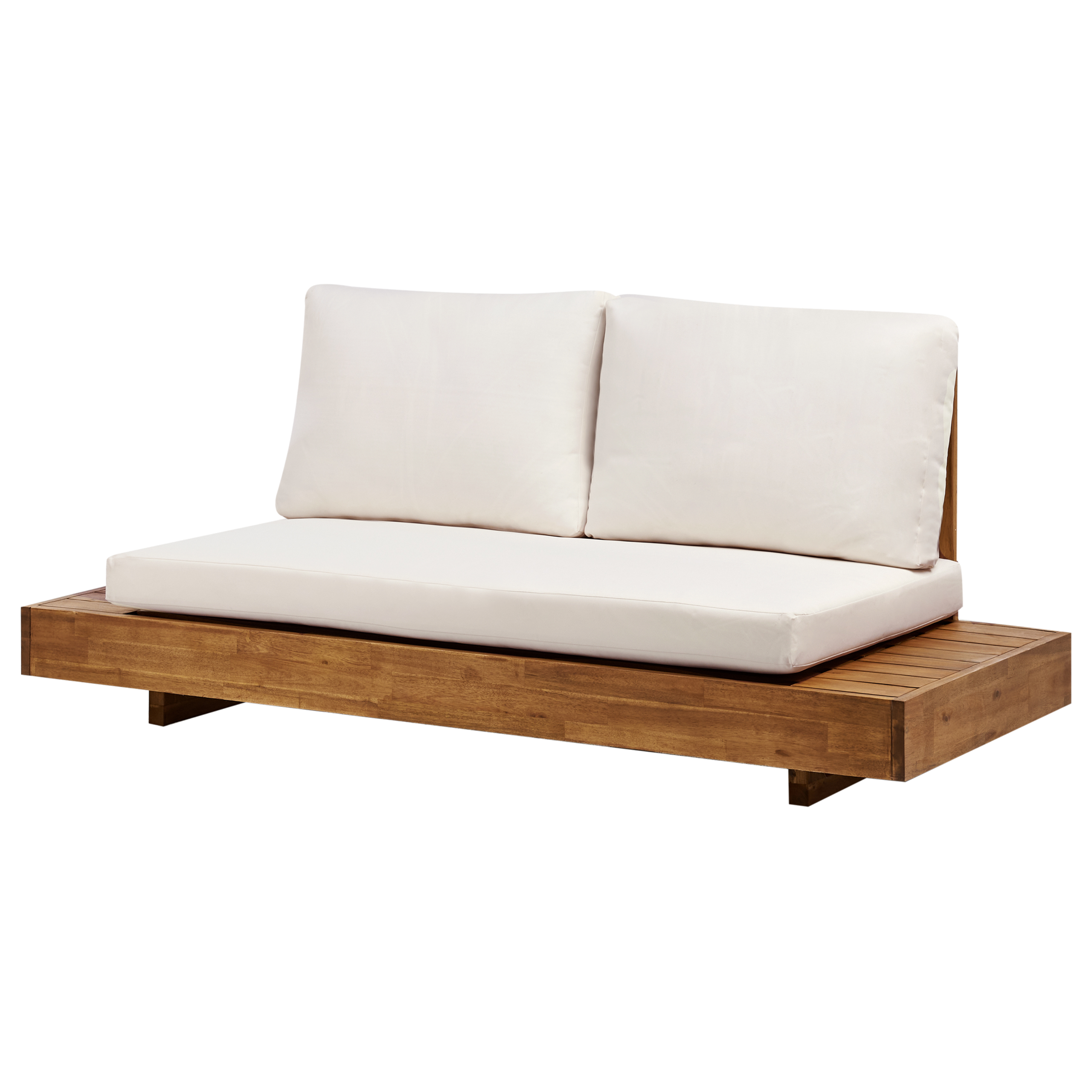 Havesofa 2 personers MARETTIMO Certificeret akacietræ Cremehvid