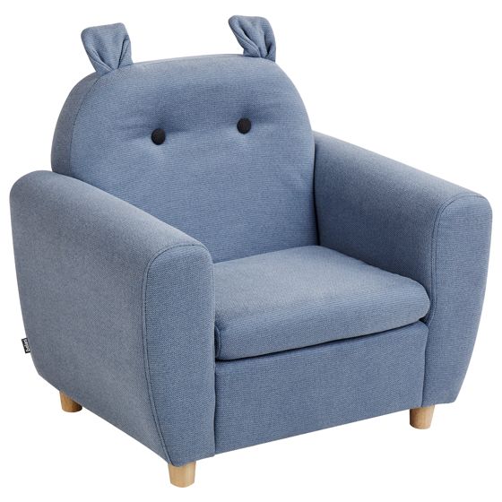 Børnelænestol Hippo MARIBO Blå