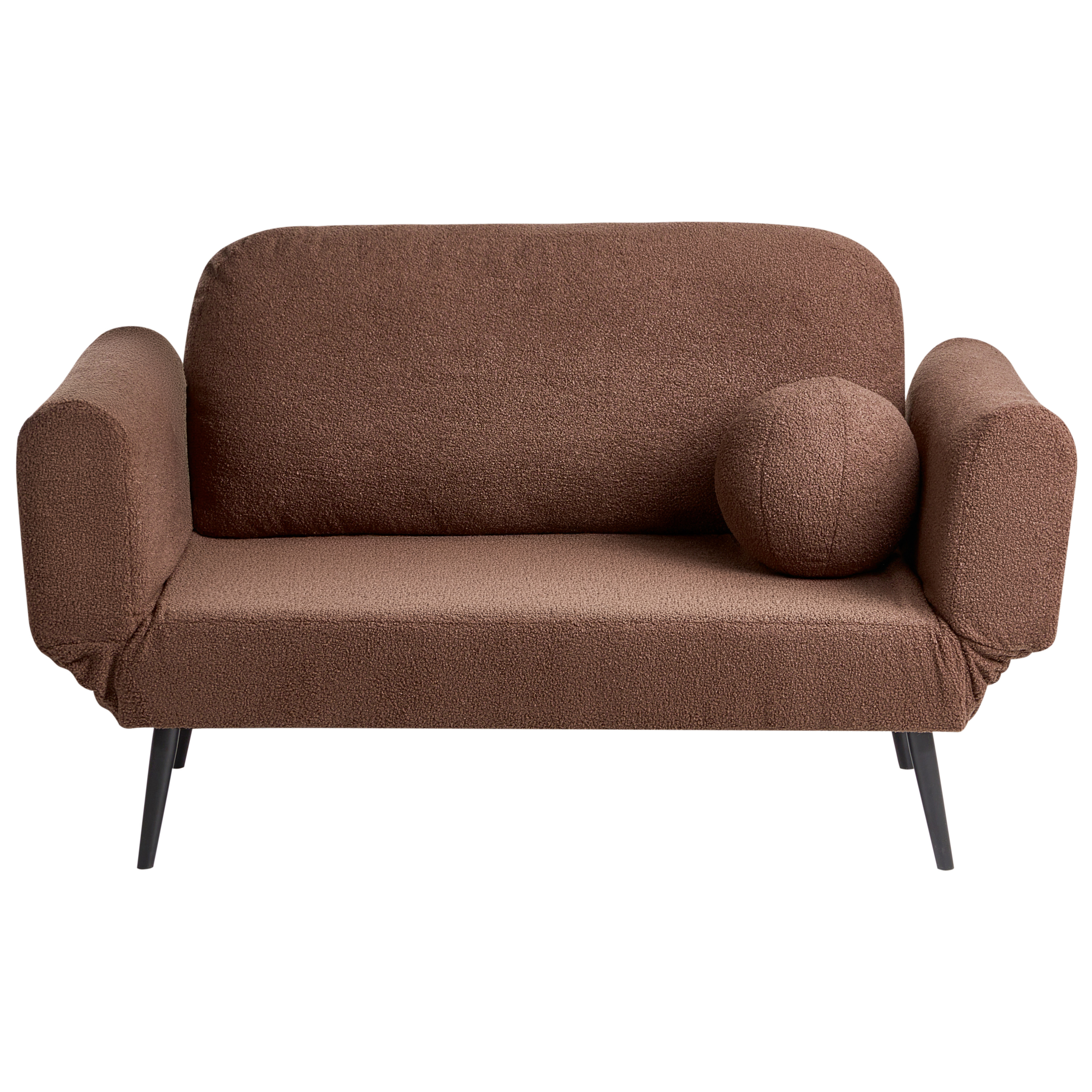 Sovesofa 2 personers DOROTEA Boucle Brun