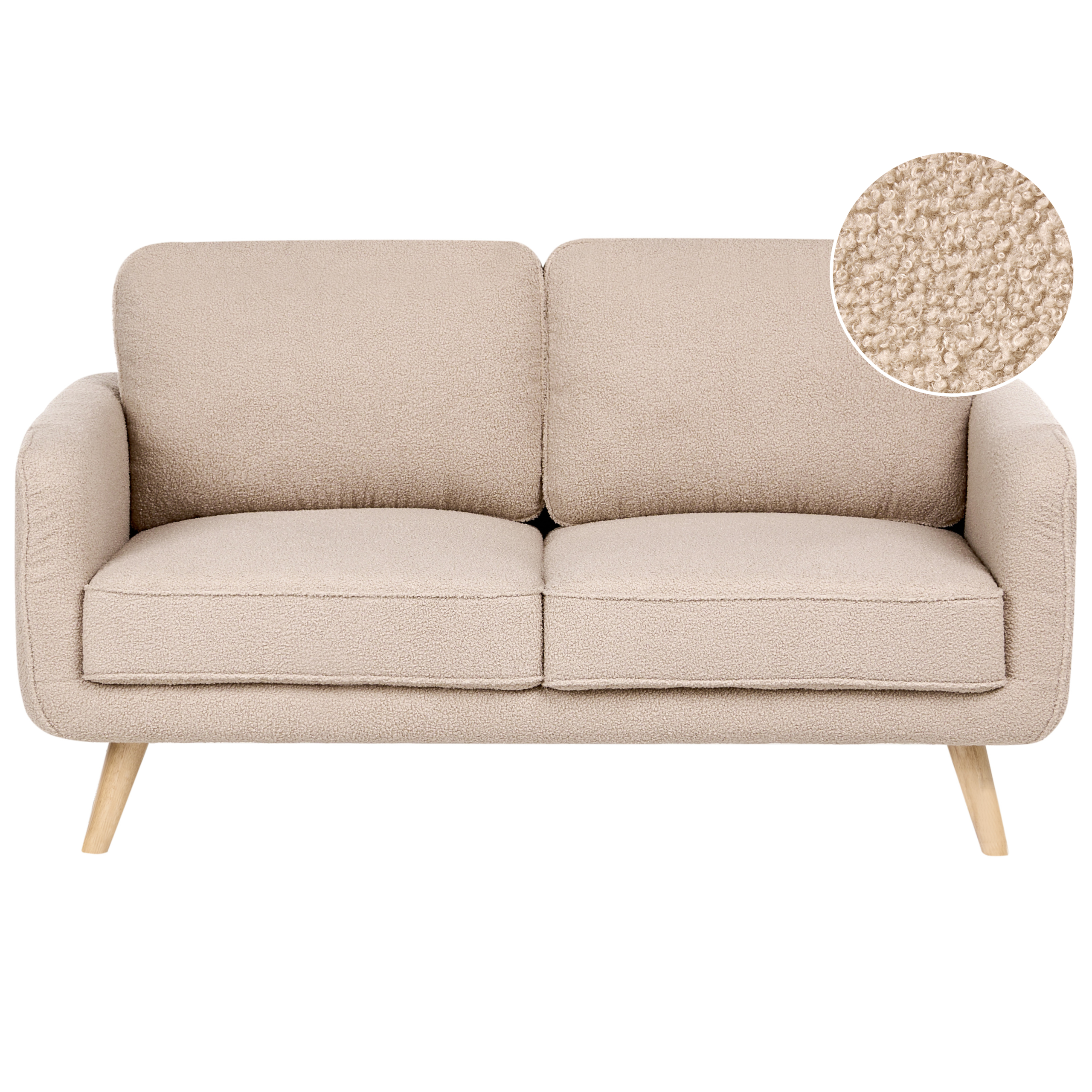 Sofa 2 personers KILJA Boucle Beige