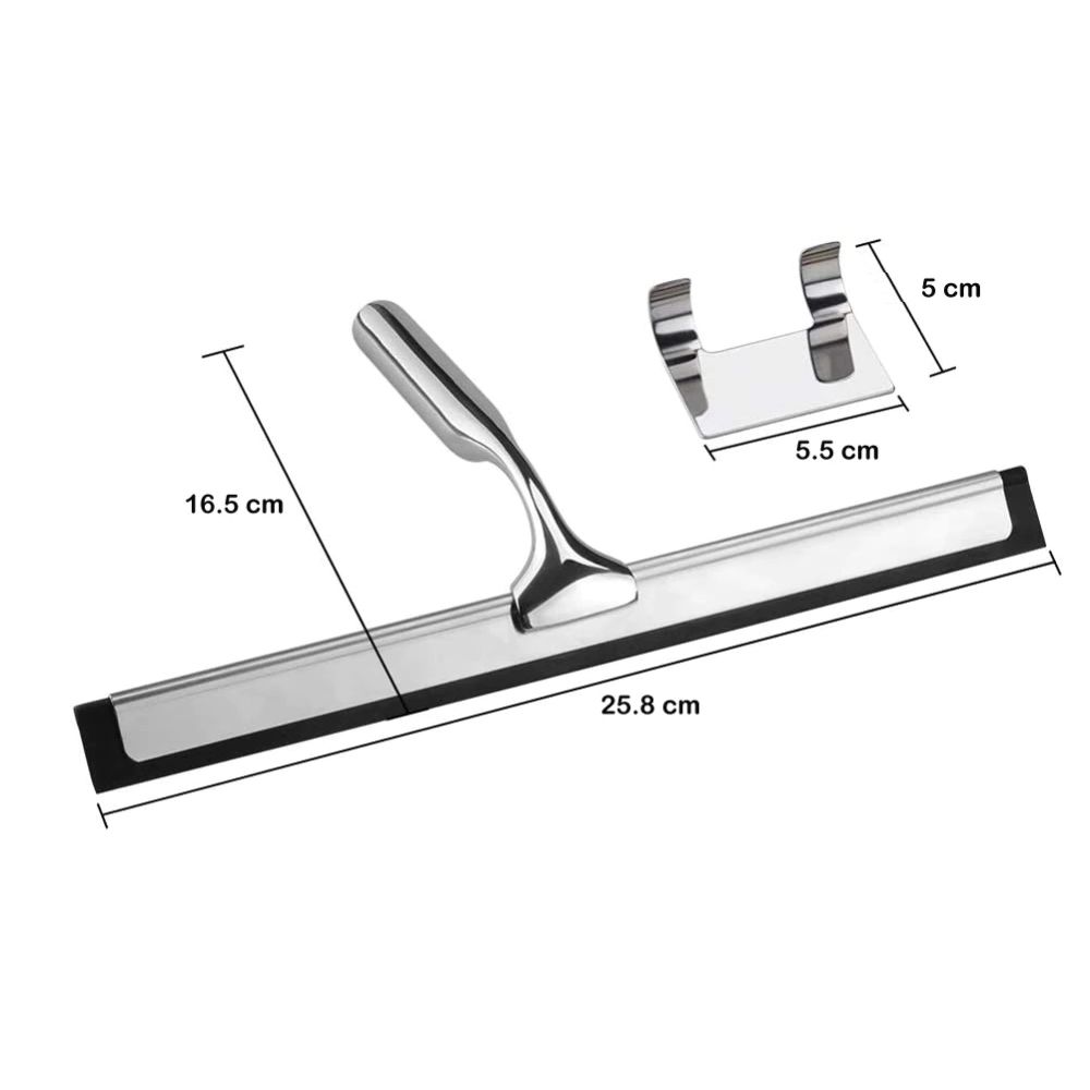 REA bruseskraber YZ-G04 Krom, 16,5x25,8x3,5cm