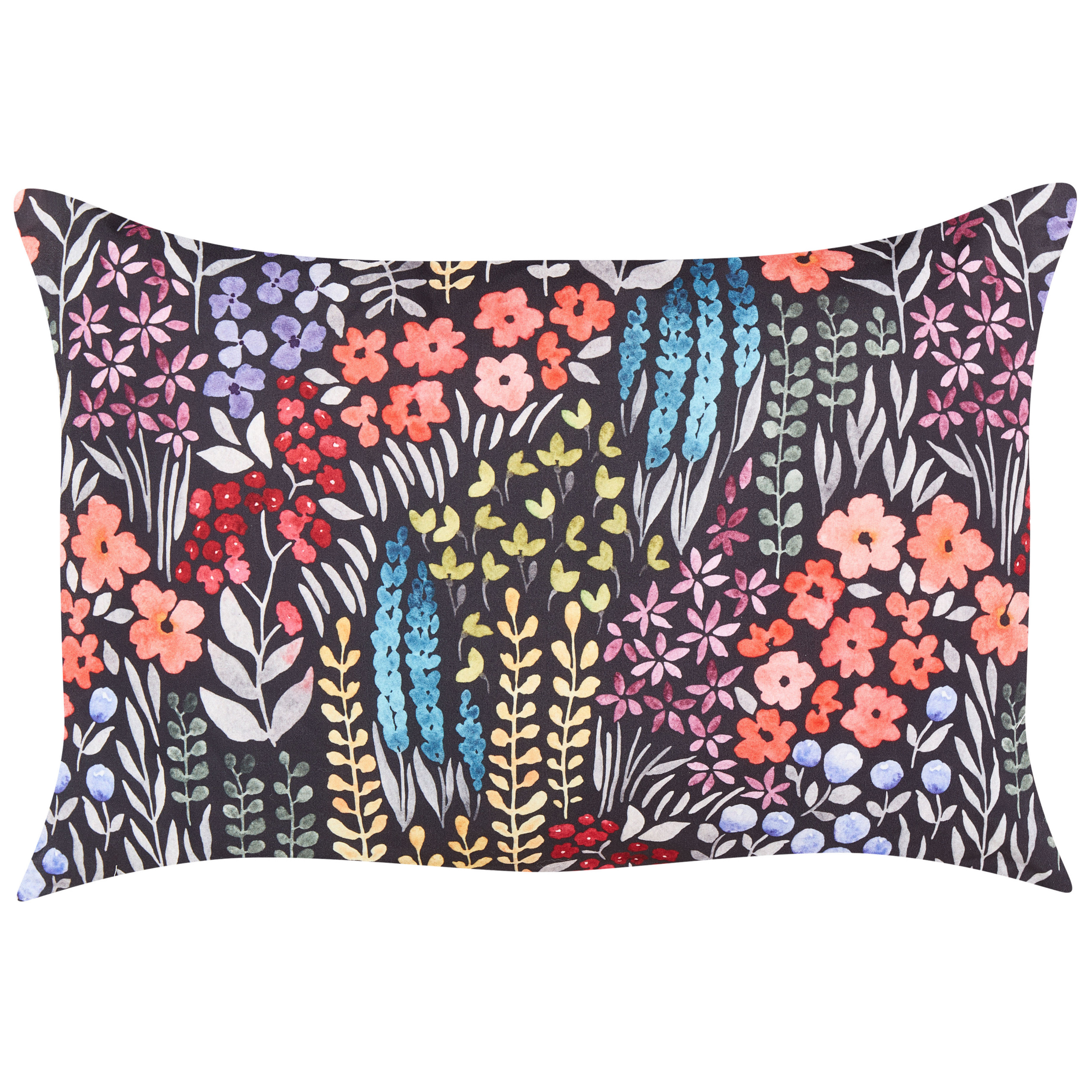 Sæt af 2 havehynder CASTELARO Blomstermønster 40 x 60 cm Multifarvet