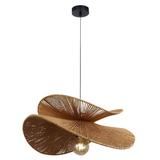 TOOLIGHT hængende loftlampe APP1828-1CP Sort/Brun 58x58x50cm