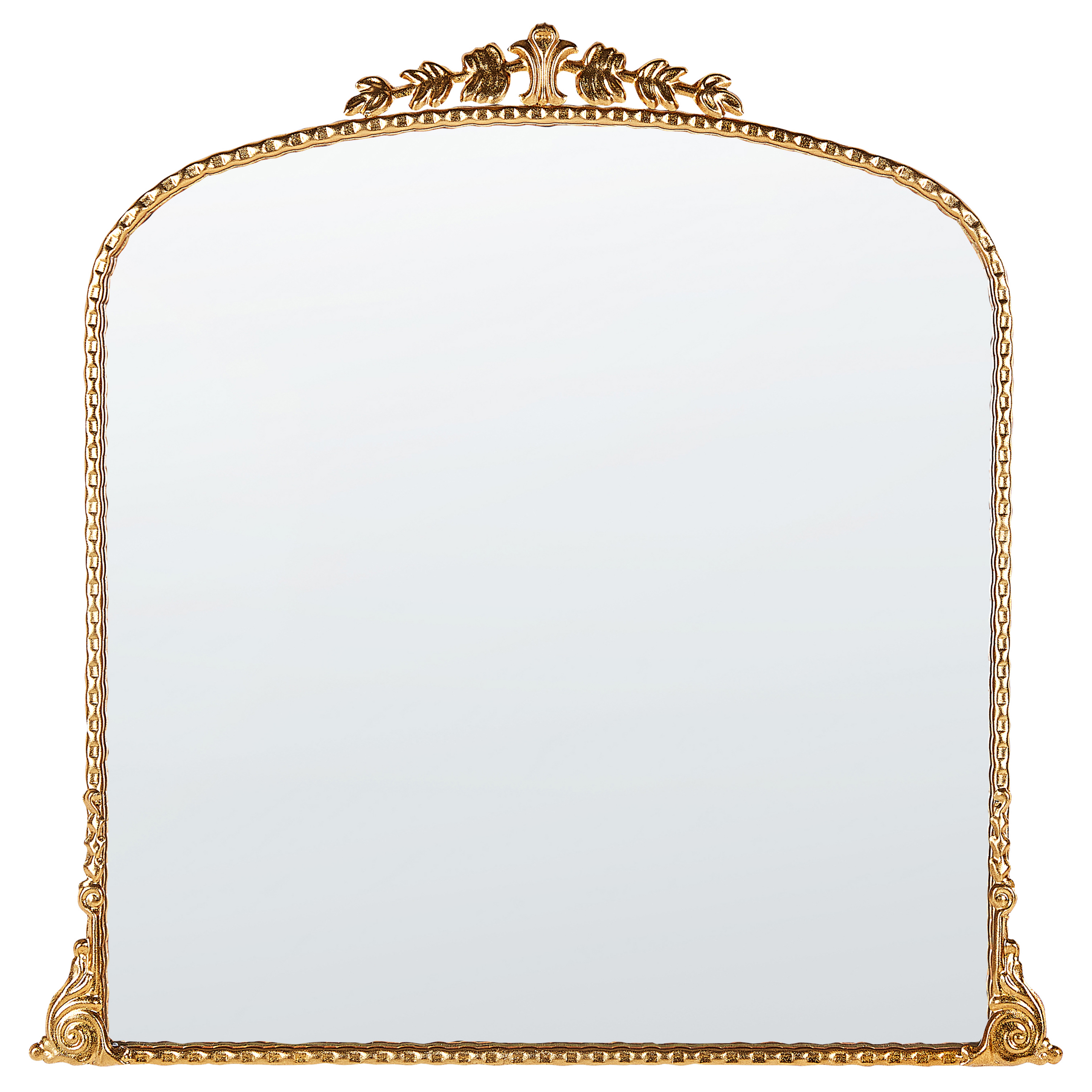 Vægspejl LIVRY 71 cm 71 cm Metal Guld