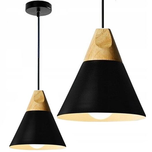 TOOLIGHT hængende loftlampe APP054-1CP SCANDI A Sort 26x25x26cm