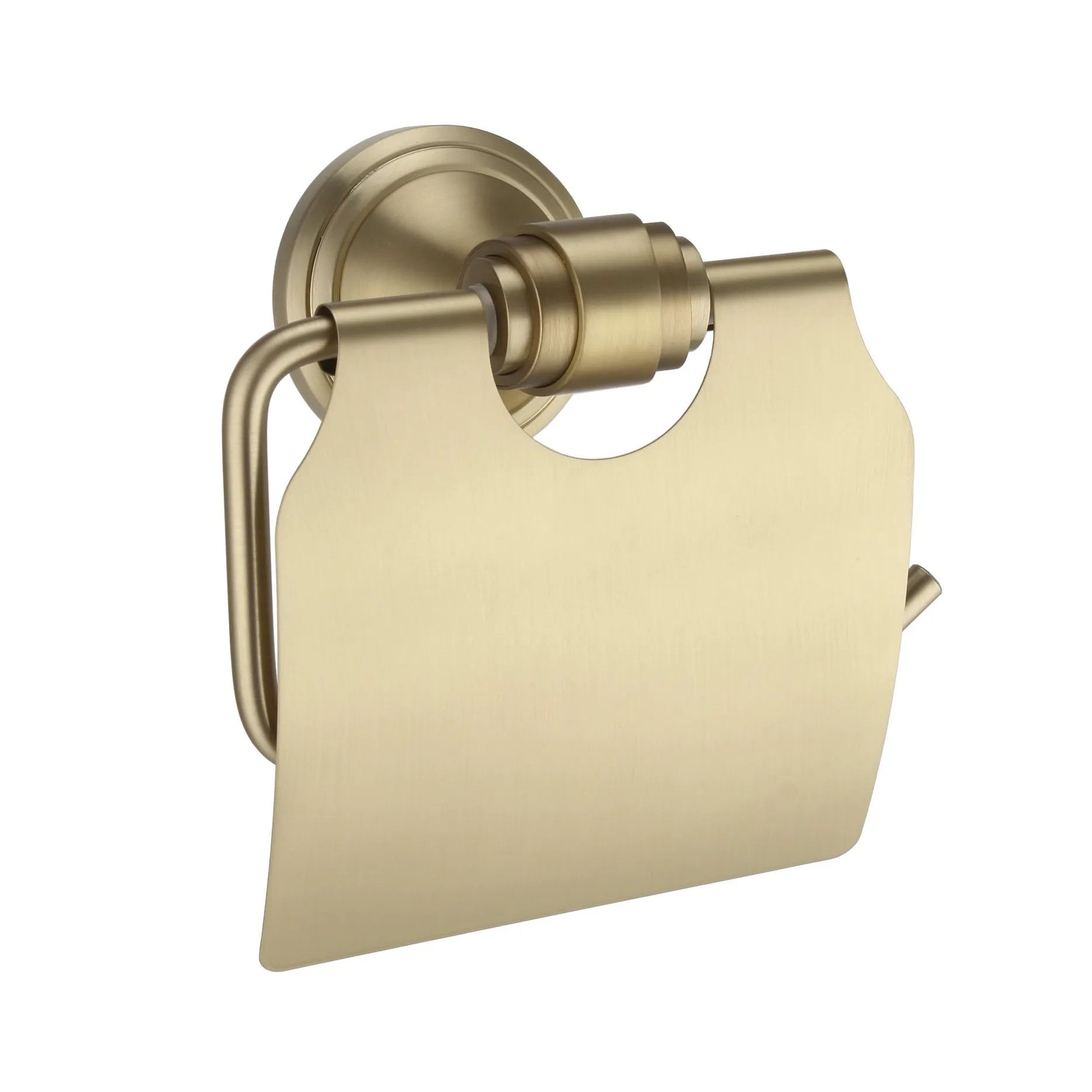 REA toiletpapirholder 1608 Aristo Børstet guld, 8x11,5x12cm