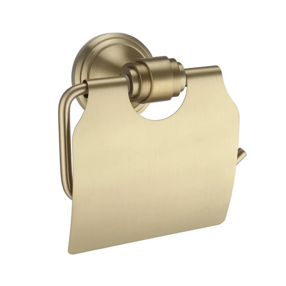 REA toiletpapirholder 1608 Aristo Børstet guld, 8x11,5x12cm
