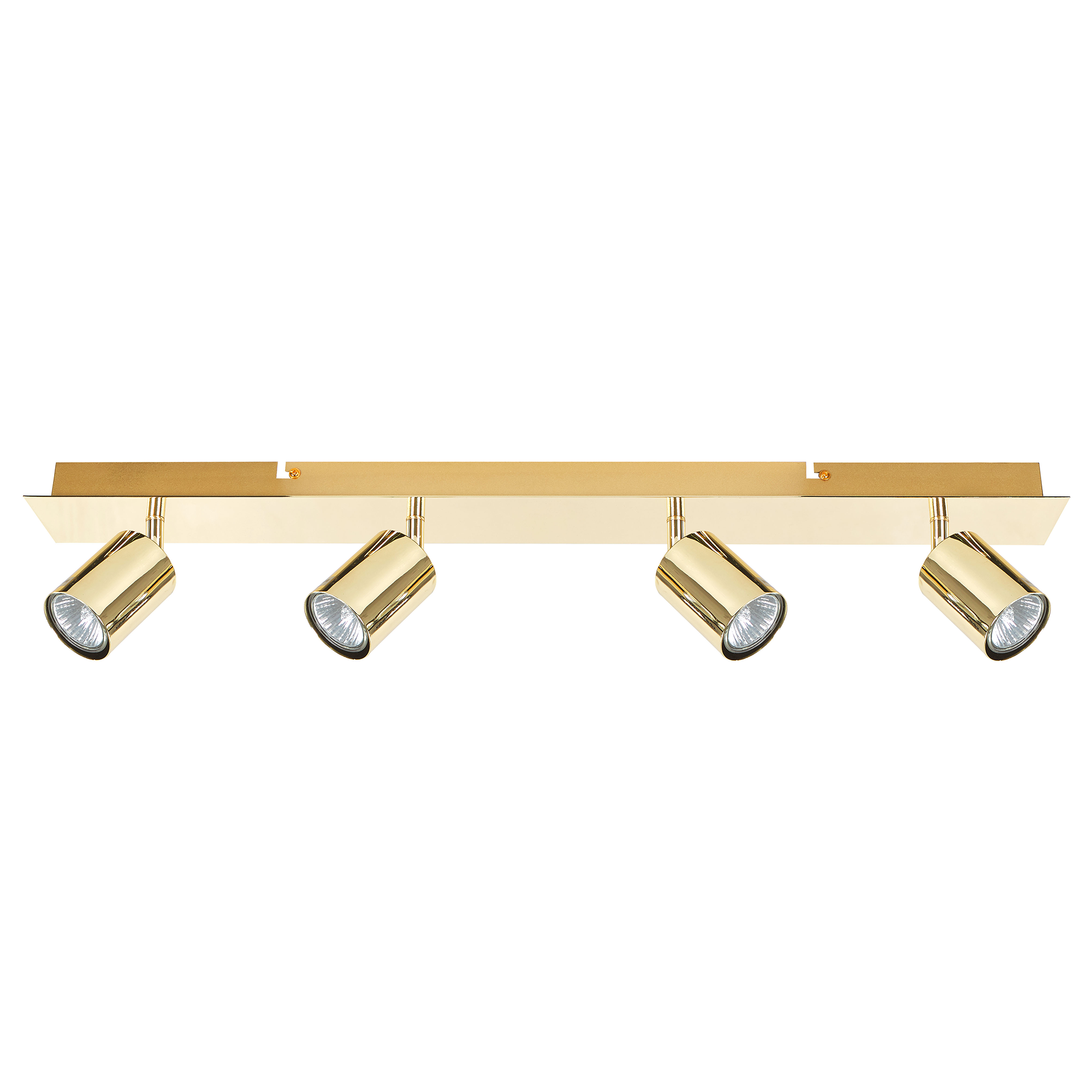 4 lys-spotlight TIGRIS Justerbar Metal Guld
