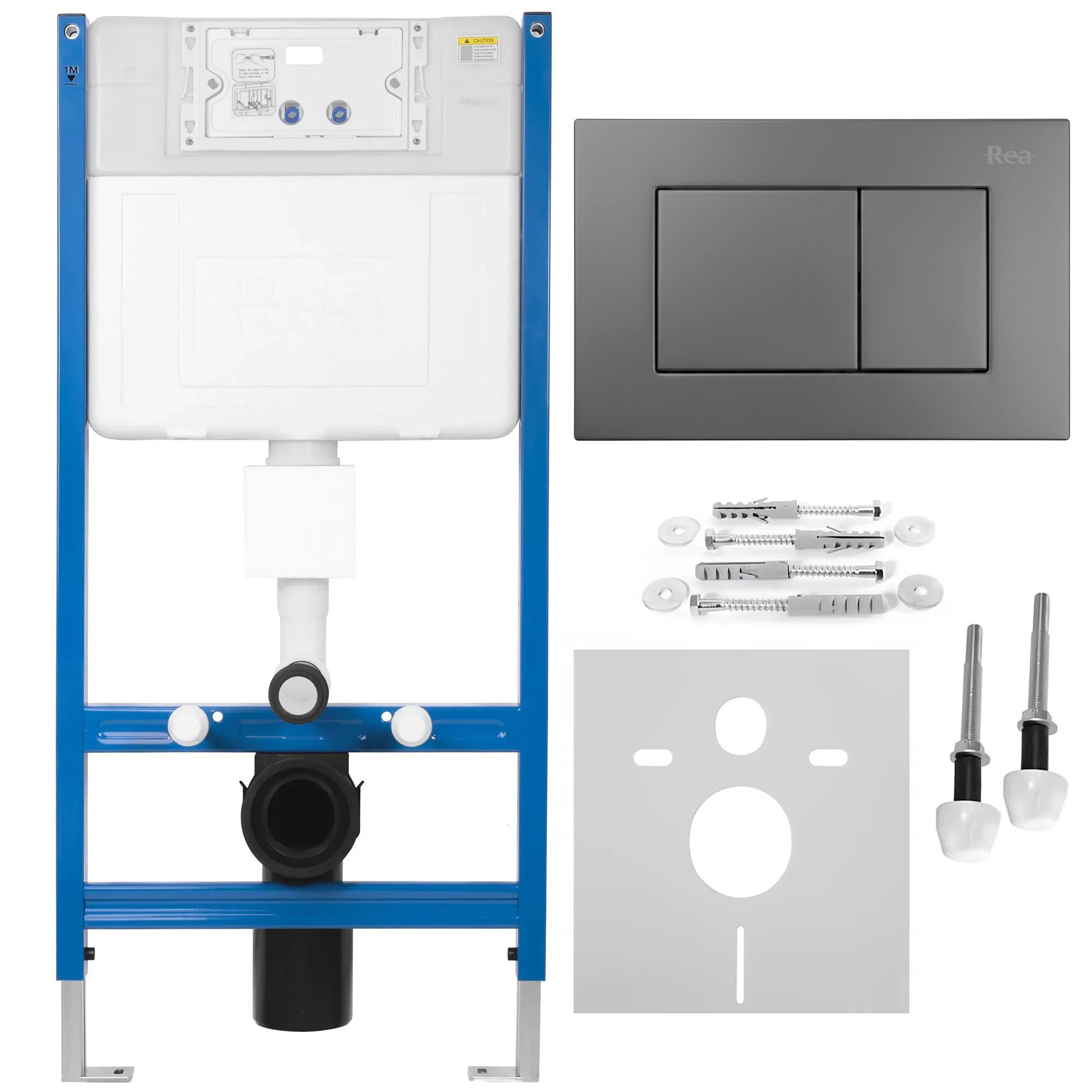 REA indbygningscisterne K011A-Q Titan, 16x52,5x103,5cm