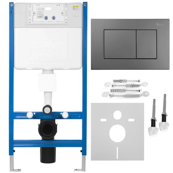 REA indbygningscisterne K011A-Q Titan, 16x52,5x103,5cm