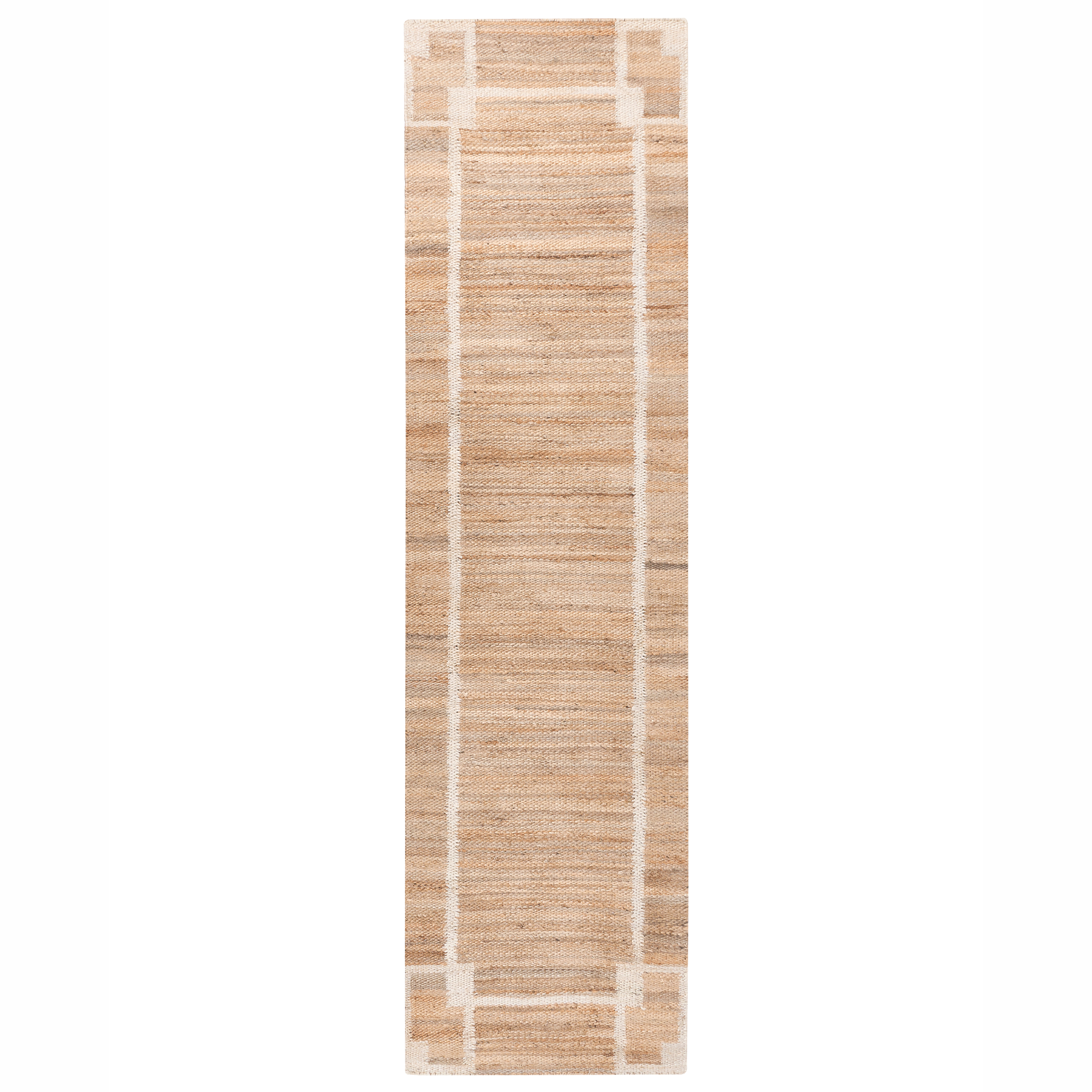 Gulvtæppe GONDIA Lys Beige 80 x 300 cm Jute